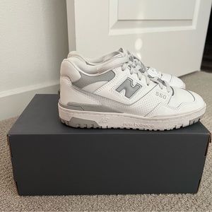 New Balance 550 White Grey 7.5